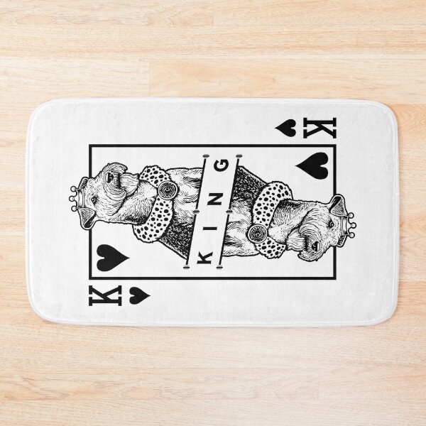 Item preview, Lakeland Terrier King Of Hearts Funny Dog Lover Pop Art designed and sold by GrandeDuc.