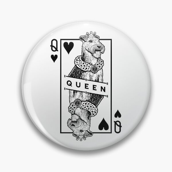 Item preview, Lakeland Terrier Queen Of Hearts Funny Dog Lover Pop Art designed and sold by GrandeDuc.