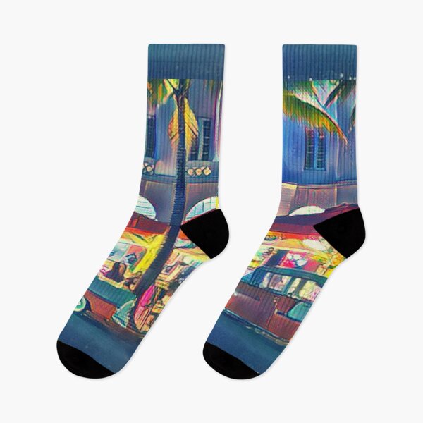 Item preview, Nostalgic Cuban Street Art Print - For a lover of Cuba, for a Cuban, Cuba decorating print. designed and sold by Wentoo.