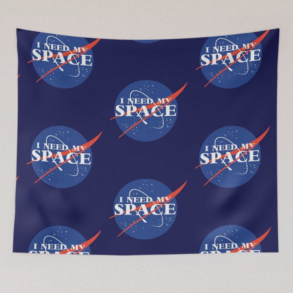 Item preview, I Need My Space in Midnight Blue designed and sold by johnta17.