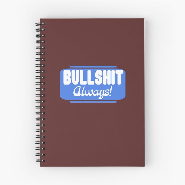 Item preview, Bullshit funny sign white blue designed and sold by vibeno1.