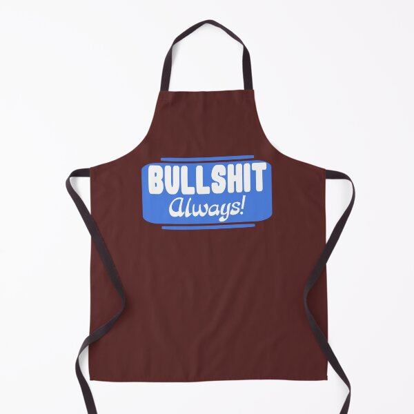 Item preview, Bullshit funny sign white blue designed and sold by vibeno1.