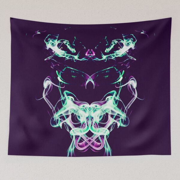 Item preview, Creación de un rastro de humo abstracto de una cabeza fantasmal con boca de tentáculo designed and sold by AvonPerception.