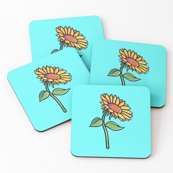 Item preview, beautiful sunflower cartoon illustration designed and sold by cubbone.