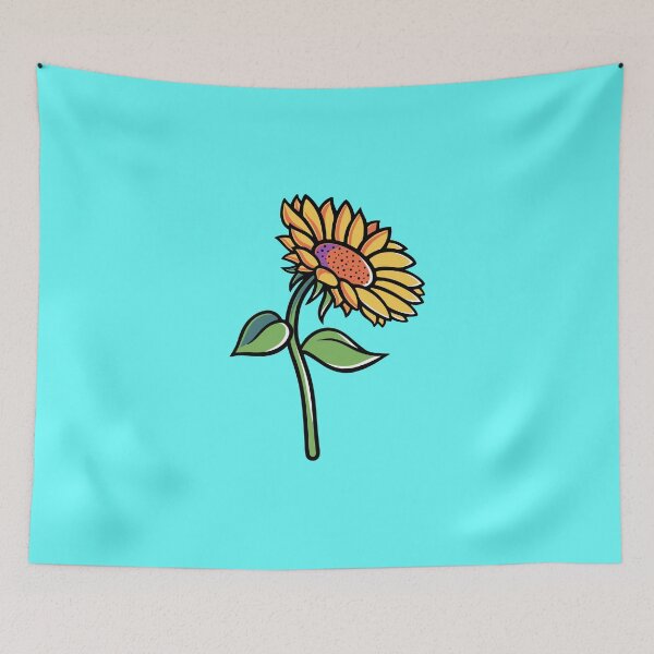 Item preview, beautiful sunflower cartoon illustration designed and sold by cubbone.