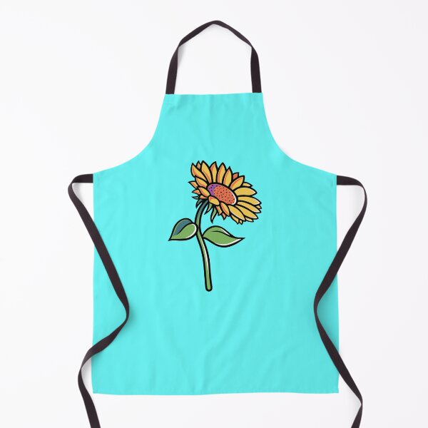 Item preview, beautiful sunflower cartoon illustration designed and sold by cubbone.