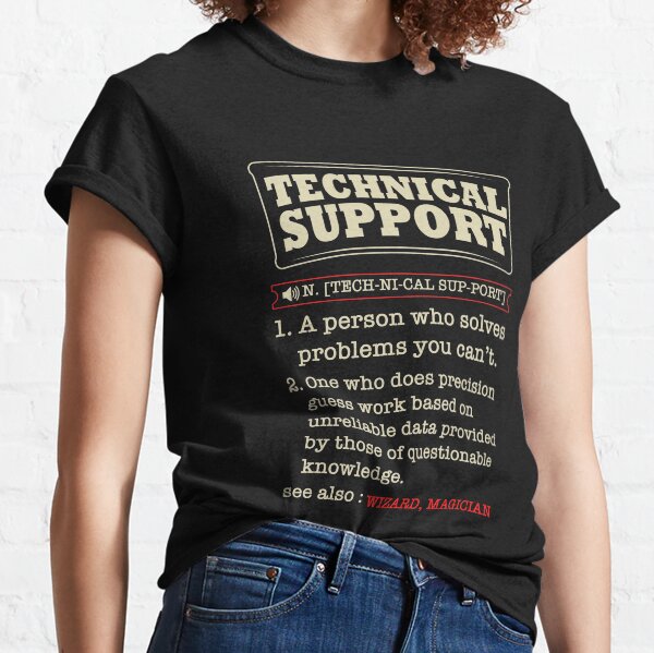 Item preview, Tech Support Definition SysAdmin Shirt designed and sold by WeeTee.