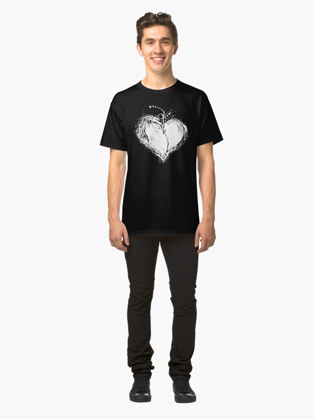 Alternate view of White Heart Classic T-Shirt