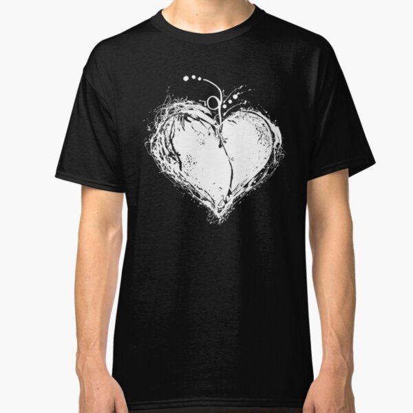 White Heart Classic T-Shirt