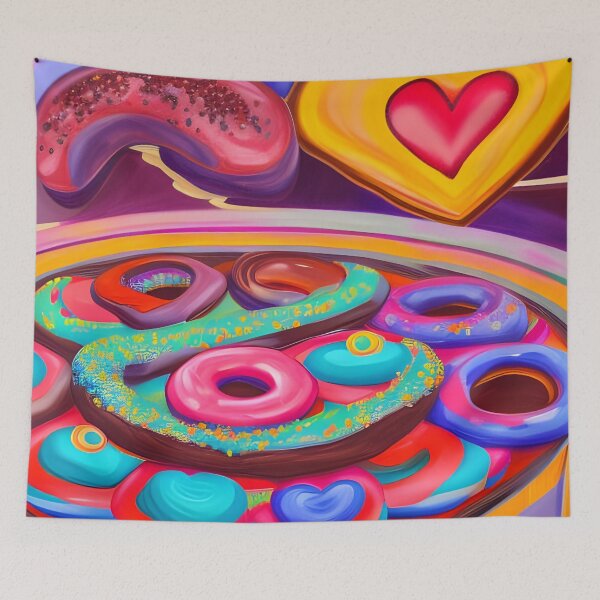 Item preview, Chocolate donut, colorful cake designed and sold by REALDesign-Shop.