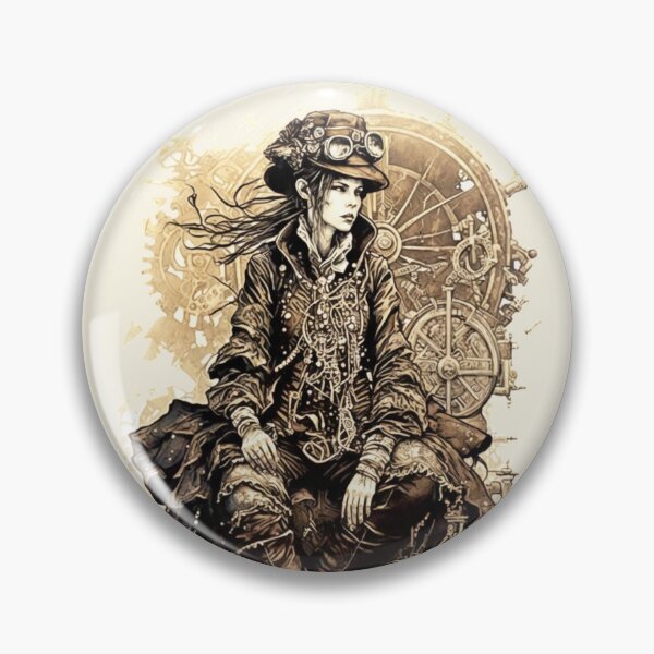 Artikelvorschau, Steampunk-Frau - V1.01 entworfen und verkauft von SMCLN.