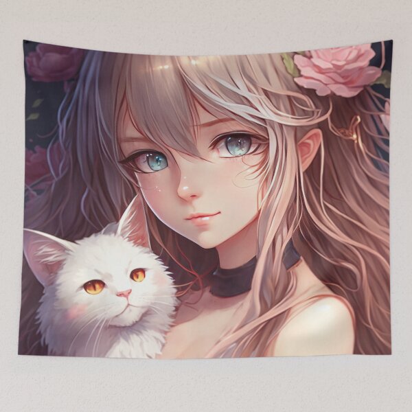 Item preview, The Art of Sorcery: A Stunning Portrait of a Beautiful Wizard and Her Cat designed and sold by PJGartui.