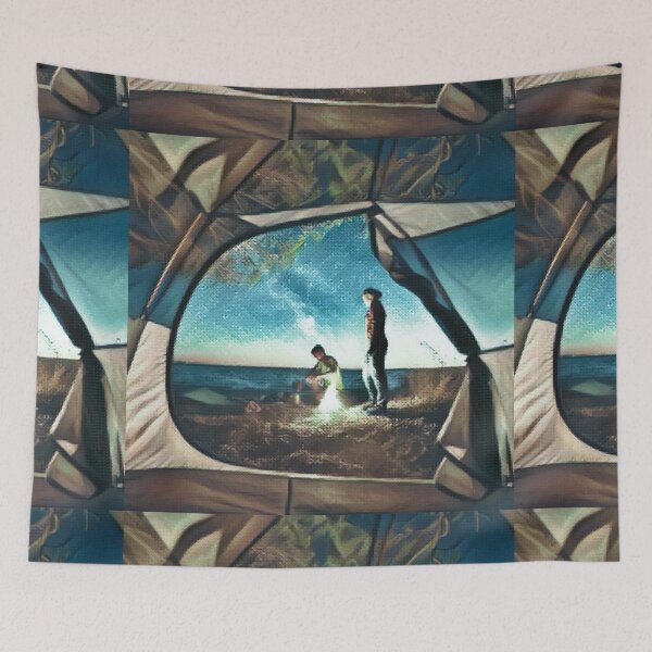 Item preview, Camping Art Print - For a camping lover, for an outdoors person, camper's decorating print. designed and sold by Wentoo.