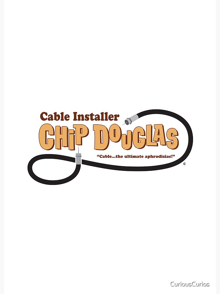 Cable Installer Chip Douglas Art Board Print