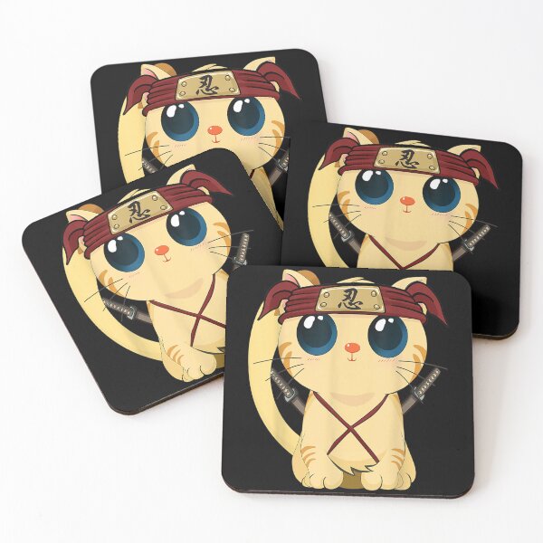 Item preview, Ninja Cat Cute Kawaii Aficionados al anime japonés designed and sold by ChesterGolson.
