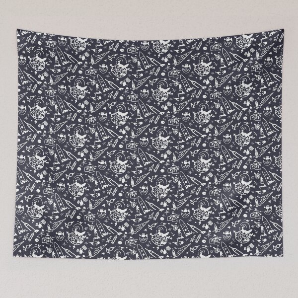 Item preview, Space Doodle Pattern designed and sold by mkzmerch.