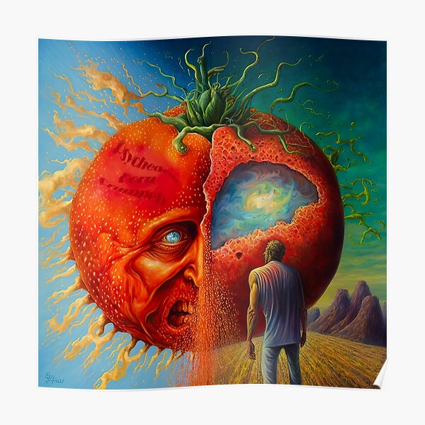 Porno psychédélique Crumpets Dieu de la tomate Poster