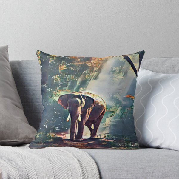 Item preview, Asian Jungle Elephant Art Print - For an elephant lover, for a nature lover, elephant decorating print. designed and sold by Wentoo.
