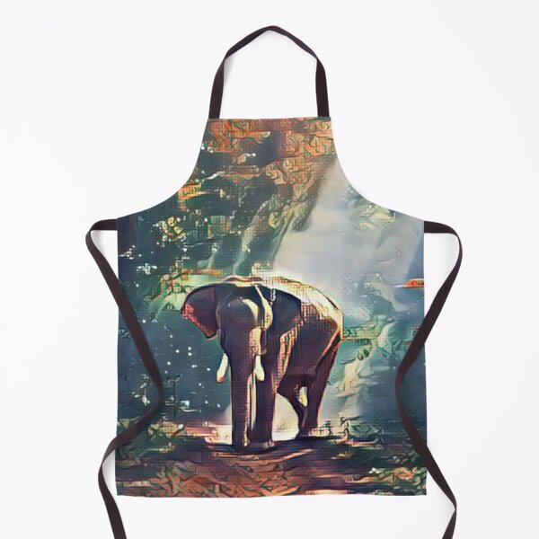 Item preview, Asian Jungle Elephant Art Print - For an elephant lover, for a nature lover, elephant decorating print. designed and sold by Wentoo.