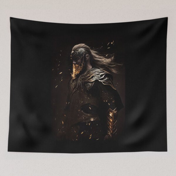 Item preview, Viking Gold - Fantasy Warrior designed and sold by ShadowAndSlate.