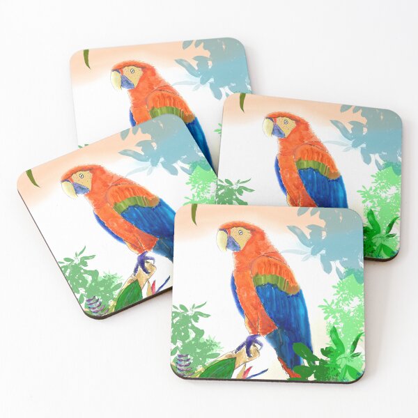 Item preview, Tropical birds-macaw designed and sold by Hyun Wook Cho.