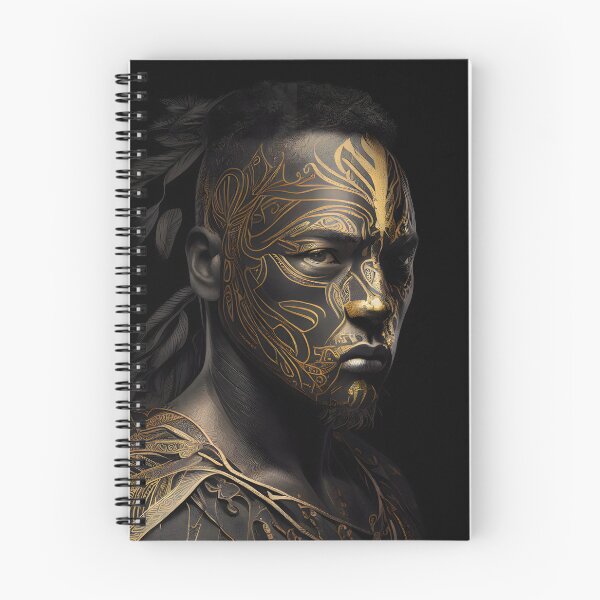 Item preview, Maori Headshot - Fantasy Warrior designed and sold by ShadowAndSlate.