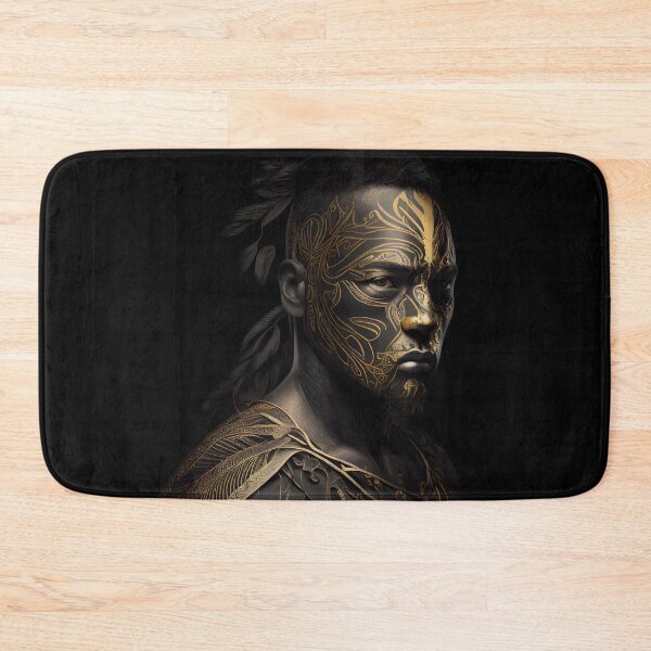 Item preview, Maori Headshot - Fantasy Warrior designed and sold by ShadowAndSlate.