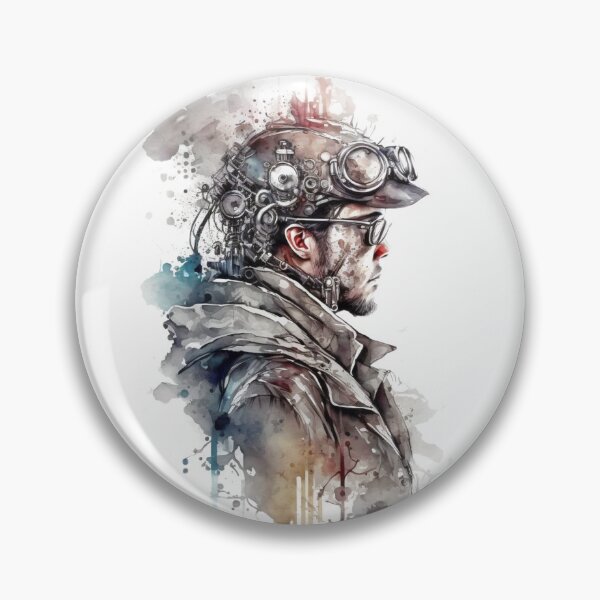 Item preview, Steampunk Water Colour Man - V1.01 designed and sold by SMCLN.