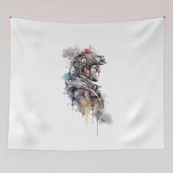 Item preview, Steampunk Water Colour Man - V1.01 designed and sold by SMCLN.