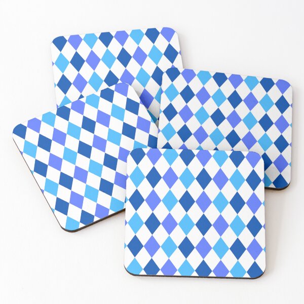 Item preview, Blue Harlequin Pattern designed and sold by Patternawy.
