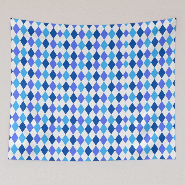 Item preview, Blue Harlequin Pattern designed and sold by Patternawy.