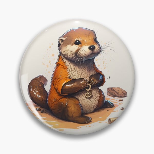 Item preview, River Otter designed and sold by Raccoonidae.