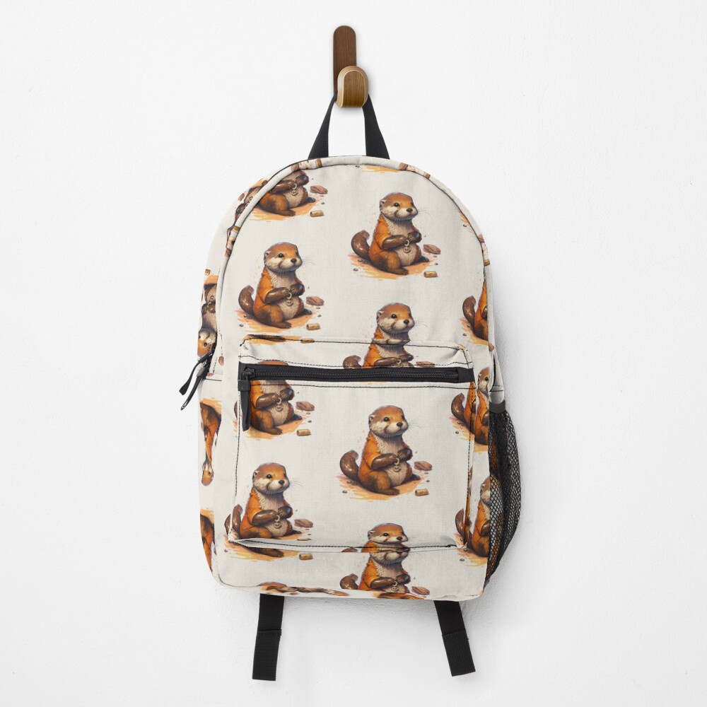 Vista previa del artículo con la obra «Mochila», diseñado y vendido por Raccoonidae.