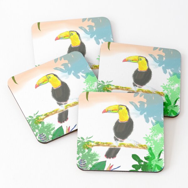 Item preview, Tropical birds-Tucan designed and sold by Hyun Wook Cho.