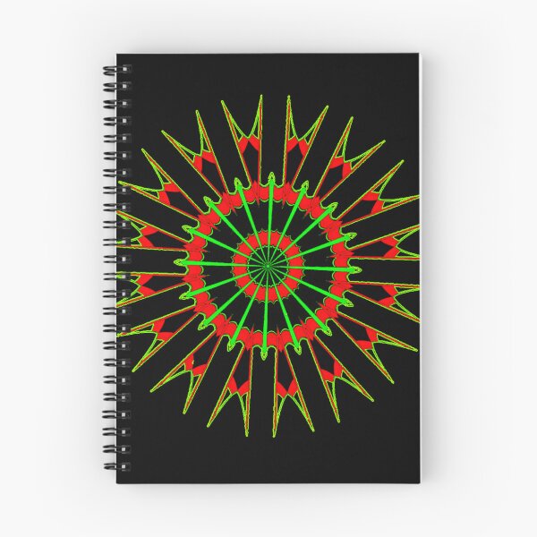 Item preview, Neon Green & Red Psychedelic Wagonwheel designed and sold by PPPimp.