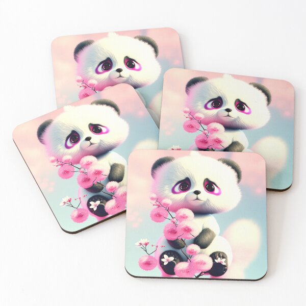 Item preview, Stark Panda Art Print - For a Panda lover, Panda decorating digital art print. designed and sold by Wentoo.