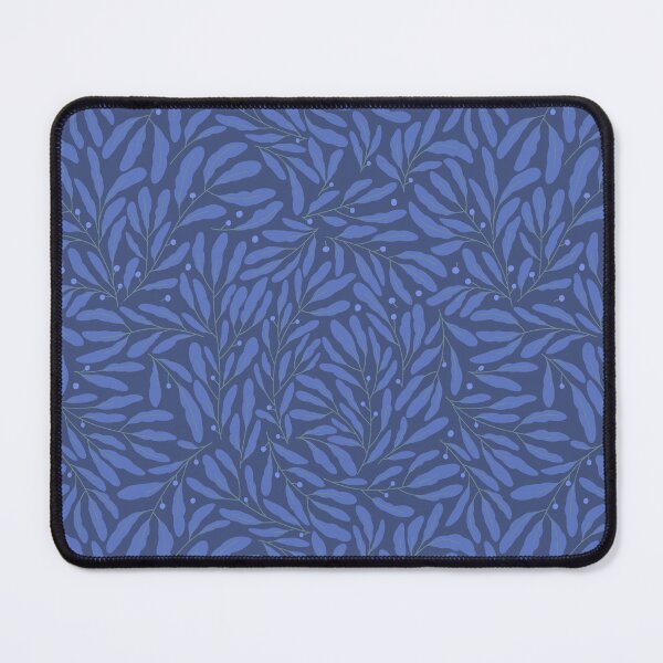 Item preview, Seamless pattern with elegant blue branch, leaves, seeds designed and sold by Nattalu.