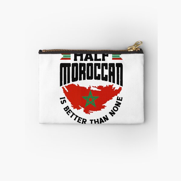 Item preview, Morocco Moroccan Flag Half Moroccan Is Better Than None designed and sold by ShopTheStyle.