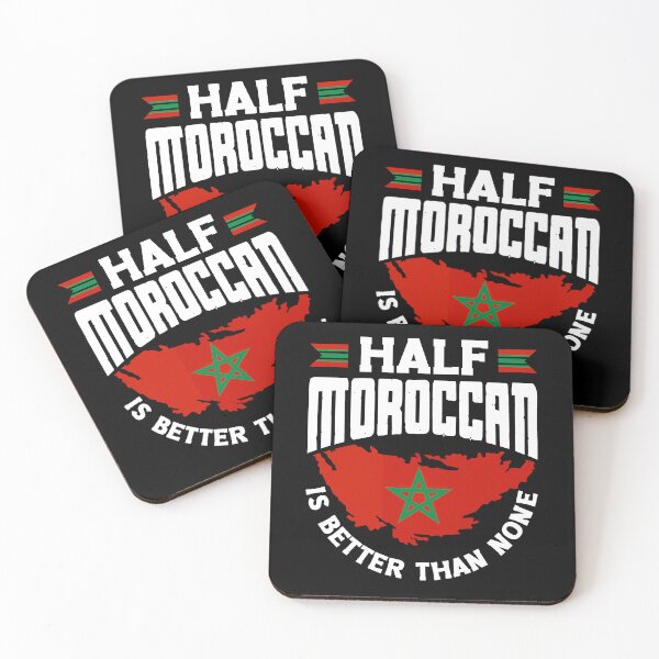 Item preview, Morocco Moroccan Flag Half Moroccan Is Better Than None designed and sold by ShopTheStyle.