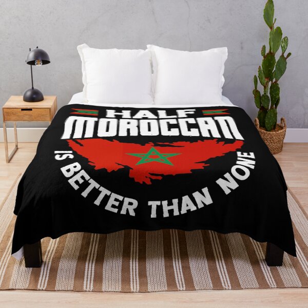 Item preview, Morocco Moroccan Flag Half Moroccan Is Better Than None designed and sold by ShopTheStyle.
