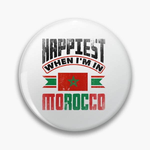 Artikelvorschau, Morocco Moroccan Morocco Flag Happiest When Im In Morocco entworfen und verkauft von ShopTheStyle.