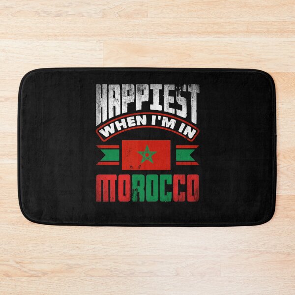 Artikelvorschau, Morocco Moroccan Morocco Flag Happiest When Im In Morocco entworfen und verkauft von ShopTheStyle.