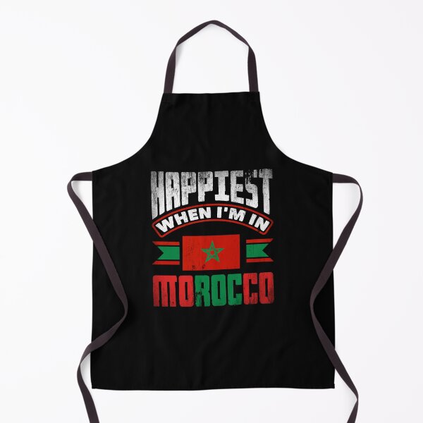 Artikelvorschau, Morocco Moroccan Morocco Flag Happiest When Im In Morocco entworfen und verkauft von ShopTheStyle.