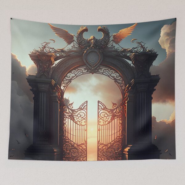 Item preview, The Gates of Heaven designed and sold by aiartdirection.