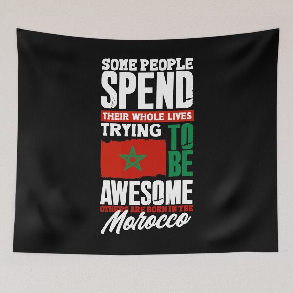 Item preview, Morocco Moroccan Morocco Flag Funny Quote designed and sold by ShopTheStyle.