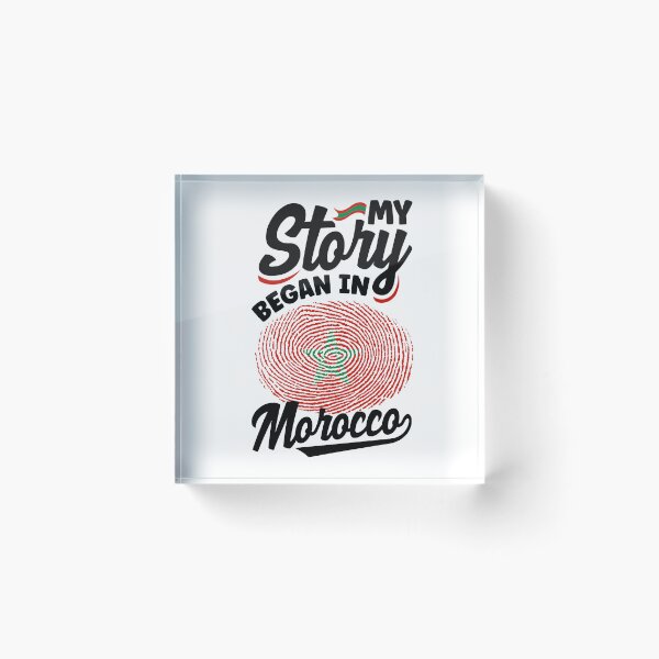 Item preview, Morocco Moroccan Morocco Flag My Story Began In Morocco designed and sold by ShopTheStyle.