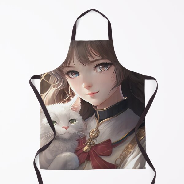 Item preview, Mystical Beauty: A Portrait of a Fantasy Female Wizard and Her Cat designed and sold by PJGartui.