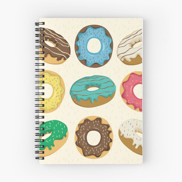 Item preview, Donut Pattern Dessert Print designed and sold by BlueRockDesigns.