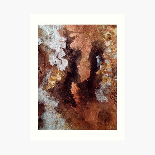 Copper and Silver Art Print