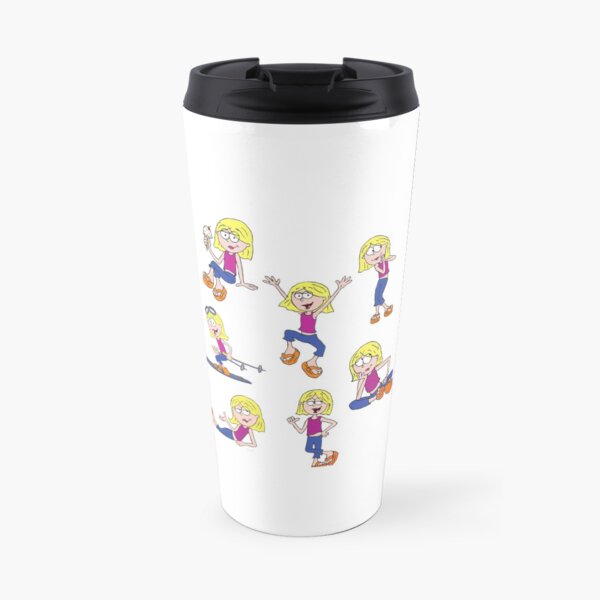 Pack de dibujos animados de Lizzie McGuire Taza de viaje